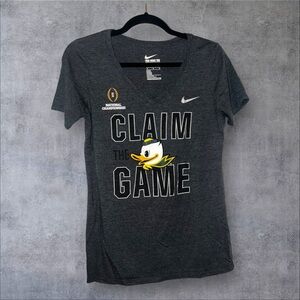 Nike Dark Gray 'Claim‎ the Game' Tee